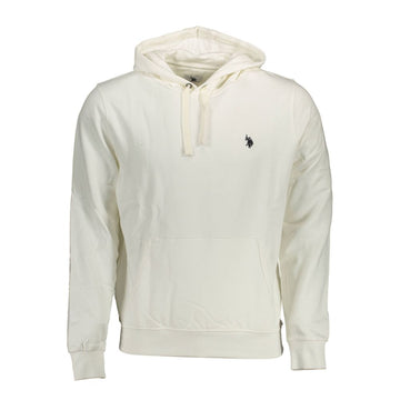 U.S. POLO ASSN. White Cotton Men Sweater