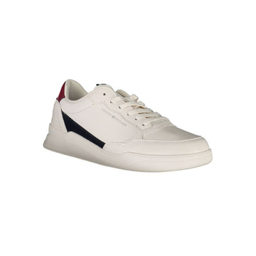 Tommy Hilfiger White Leather Men Sneaker