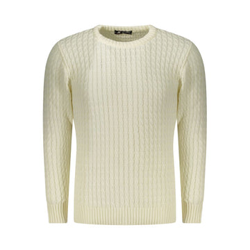 U.S. Grand Polo White Acrylic Men Sweater