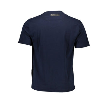 Plein Sport Blue Cotton Men T-Shirt