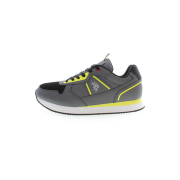 U.S. POLO ASSN. Gray Polyester Men Sneaker