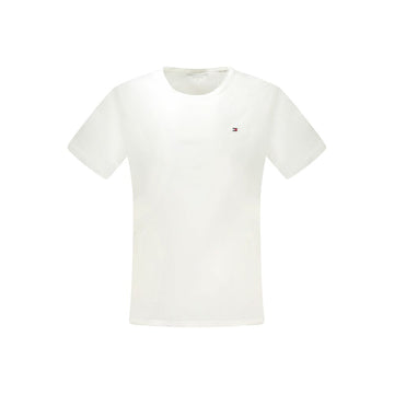 Tommy Hilfiger White Cotton Men TShirt