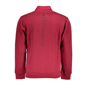 U.S. Grand Polo Elegant Fleece Long Sleeve Sweatshirt - Pink